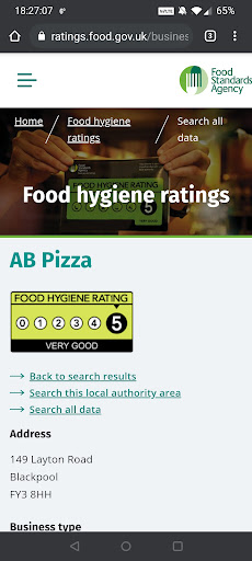 Photo of AB Pizza and Grill - 149 Layton Rd, Blackpool FY3 8HH